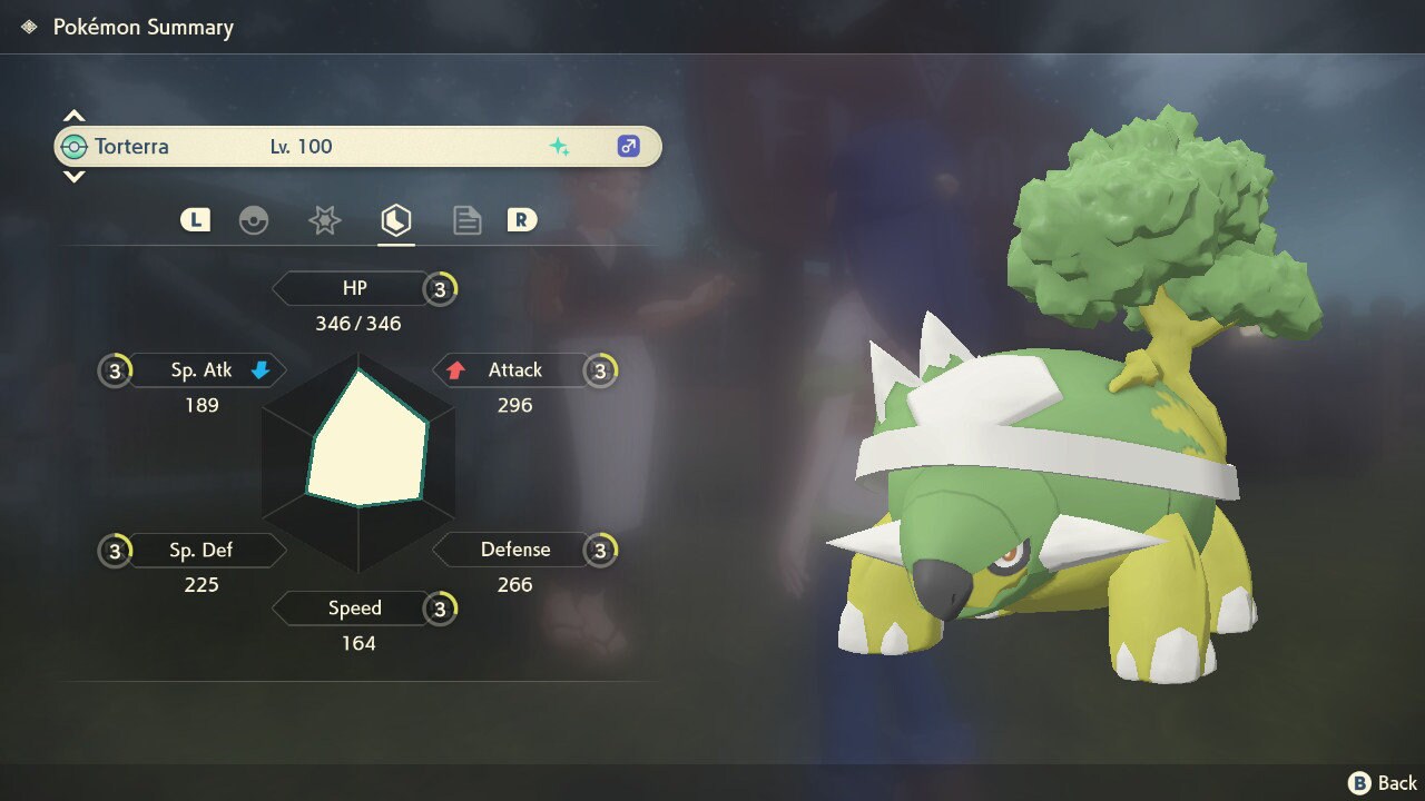 Shiny TORTERRA Pokemon Legends Arceus 6IV Competitive Battle Ready Pokémon card photo 2