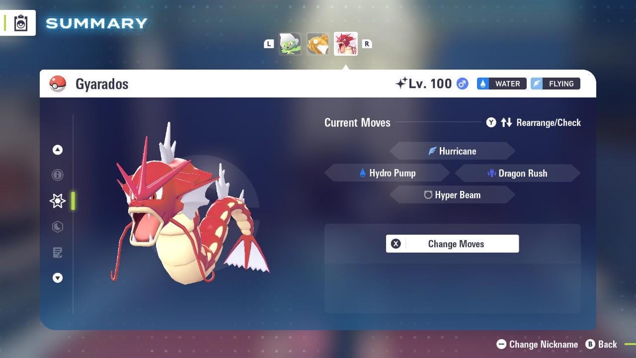 Фото покемона Сияющий ГЯРАДОС Pokémon Legends ZA, 6IV, готов к соревновательным боям 4