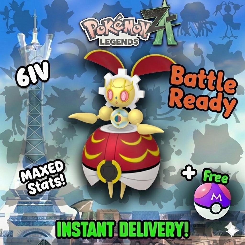 Pokemon Za 6IV Event Pokeball Magearna Competitive Battle Ready Pokémon card photo