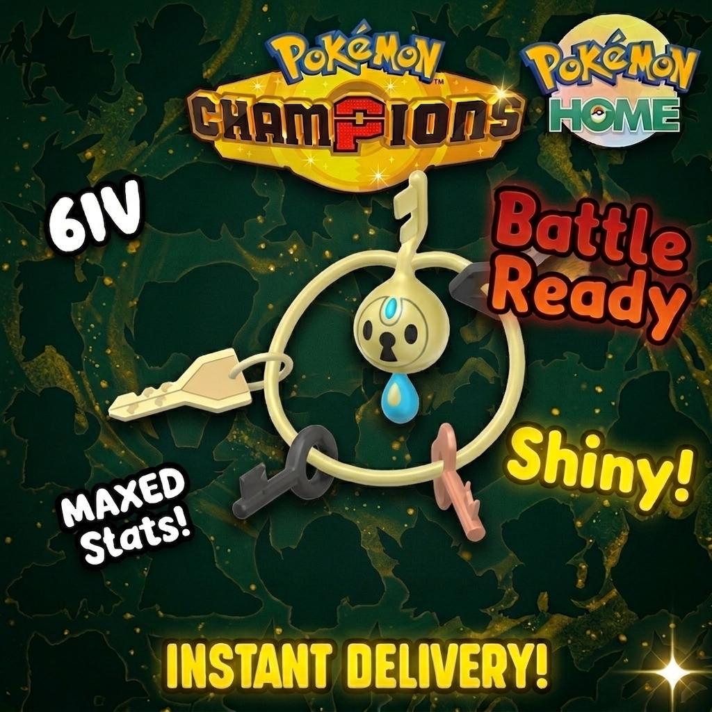 Shiny Klefki Pokémon Champions 6IV Competitive Battle Ready – Champions Pokémon card photo