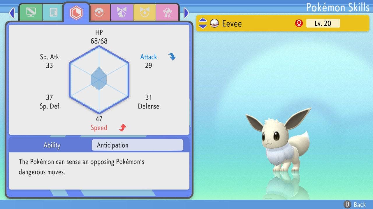 Shiny Eevee Pokemon Brilliant Diamond Shining Pearl 6IV Competitive Battle Ready Pokémon card photo 5