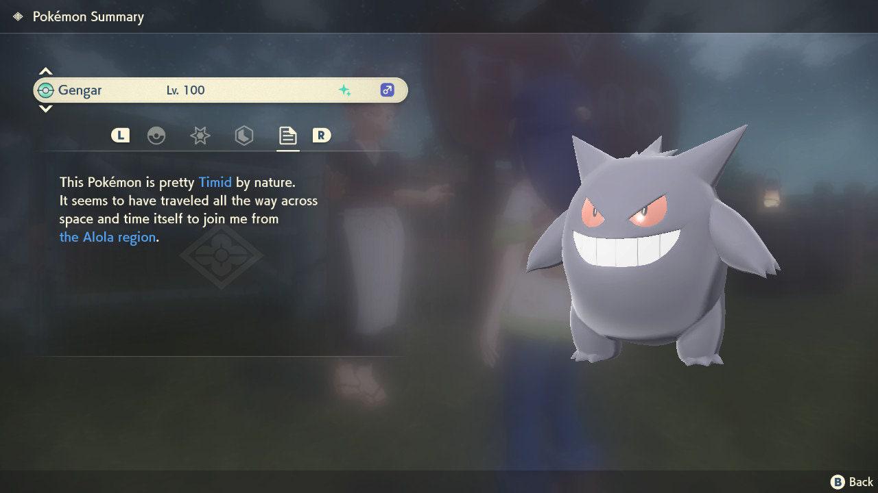 Shiny GENGAR Pokemon Legends Arceus 6IV Competitive Battle Ready Pokémon card photo 2