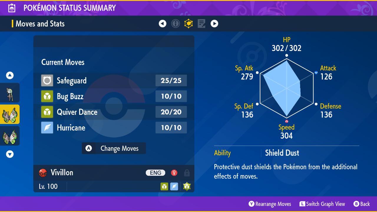 FANCY VIVILLON EVENT Pokémon Scarlet Violet 6IV Competitive Battle Ready Pokémon card photo 2