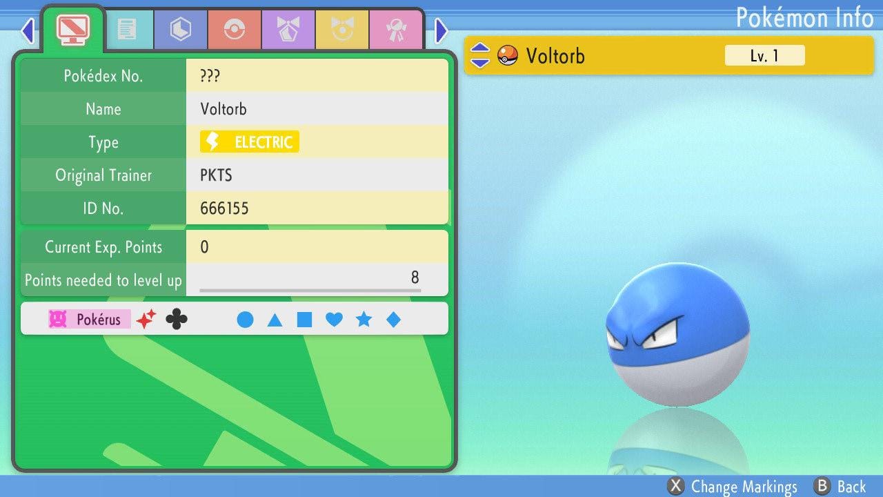 SHINY 6IV VOLTORB Pokemon Brilliant Diamond Shining Pearl 6IV Competitive Battle Ready – Brilliant Diamond & Shining Pearl Pokémon card photo