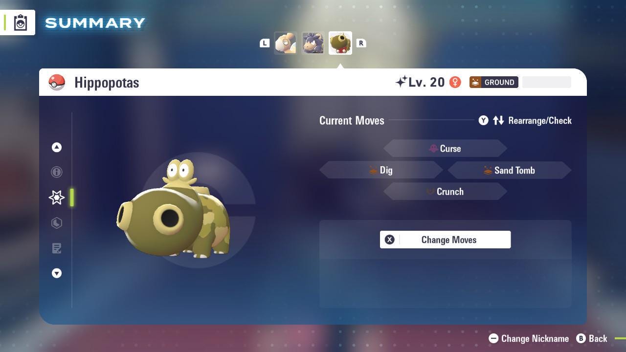 Shiny HIPPOPOTAS Pokémon Legends ZA 6IV Competitive Battle Ready Pokémon card photo 3