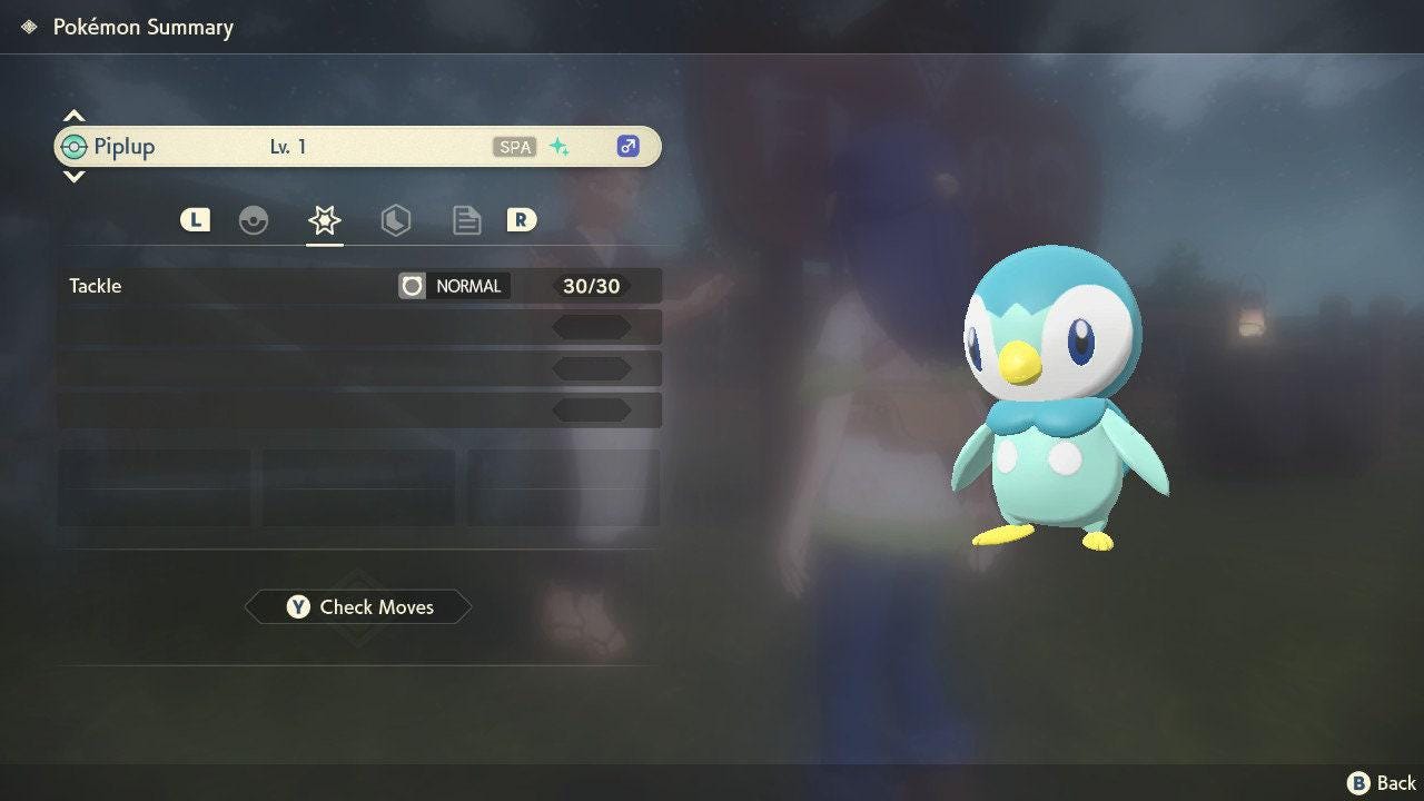 Shiny PIPLUP Pokemon Legends Arceus 6IV Competitive Battle Ready – Legends Arceus Pokémon card photo