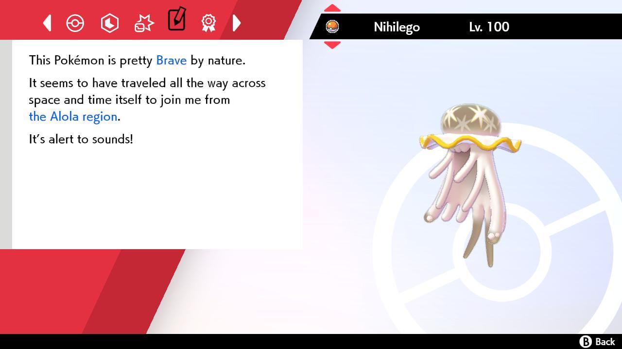 Shiny NIHILEGO Pokemon Sword Shield 6IV Competitive Battle Ready Pokémon card photo 4