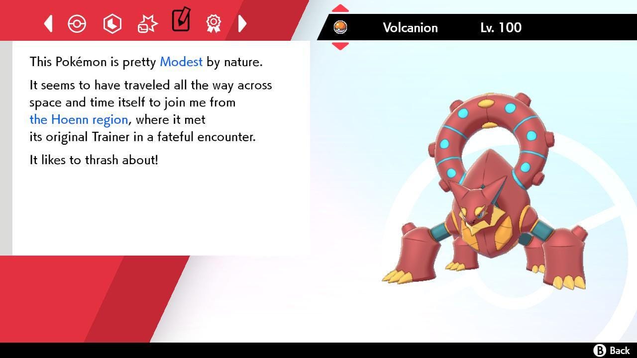 Non Shiny VOLCANION Pokemon Sword Shield 6IV Competitive Battle Ready Pokémon card photo 4