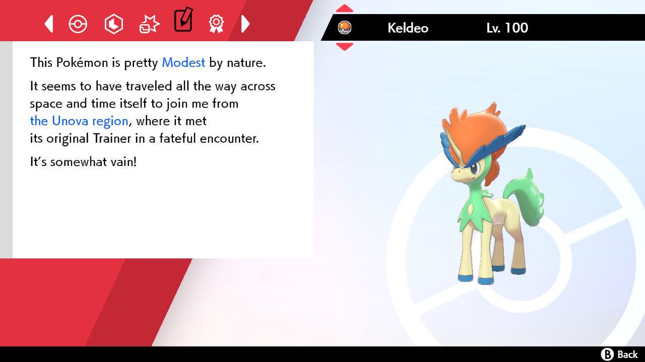 Shiny KELDEO Pokemon Sword Shield 6IV Competitive Battle Ready Pokémon card photo 5