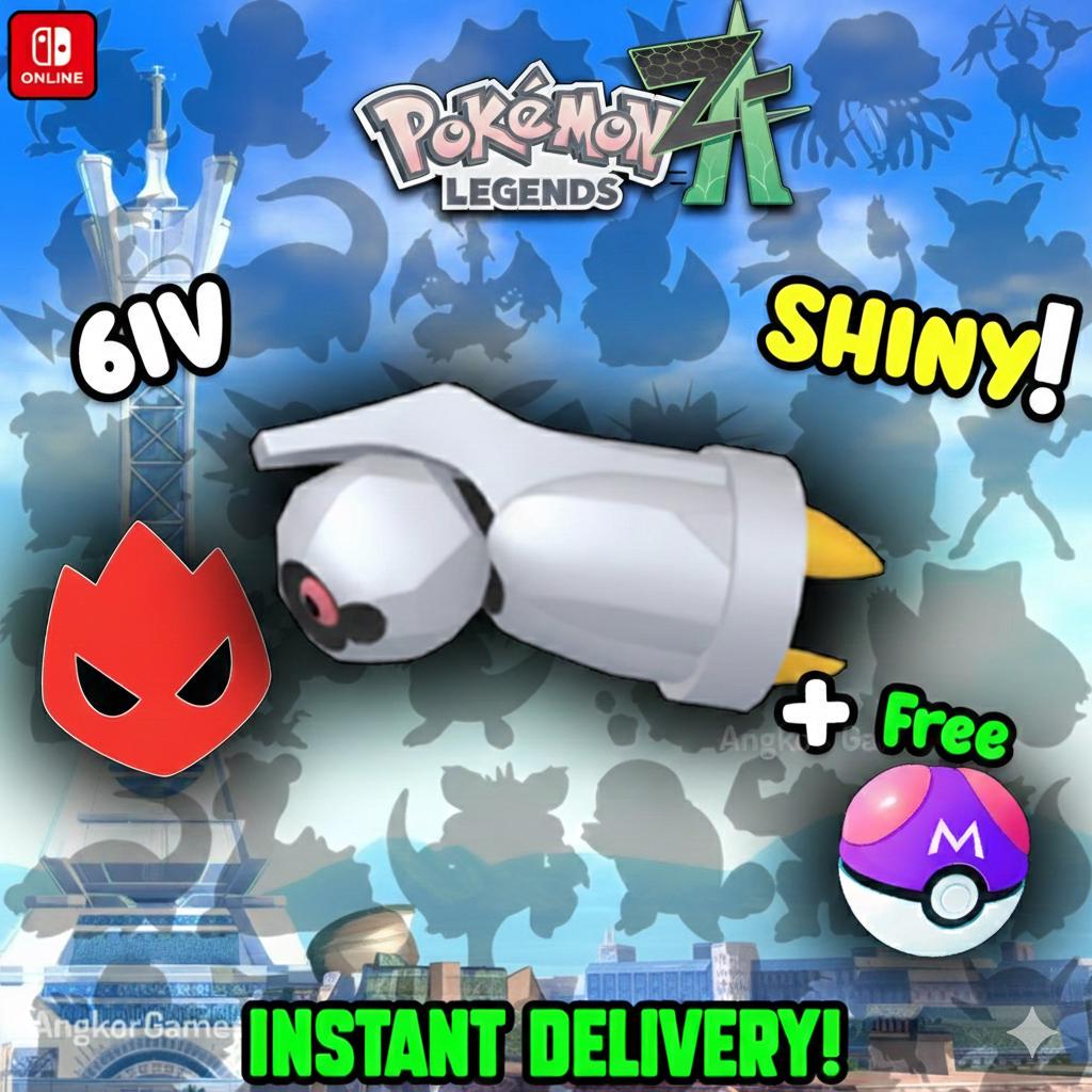 Foto de la carta Pokémon Shiny Alpha Beldum Pokémon Legends ZA 6IV Listo para el Combate Competitivo