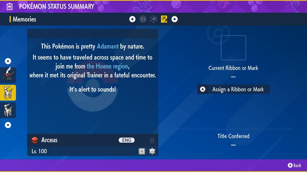 Event SHINY 6IV ARCEUS Pokémon Scarlet and Violet 6IV Pokemon Mythical Pokemon Competitive Battle Ready Free Shiny Pokémon card photo 4