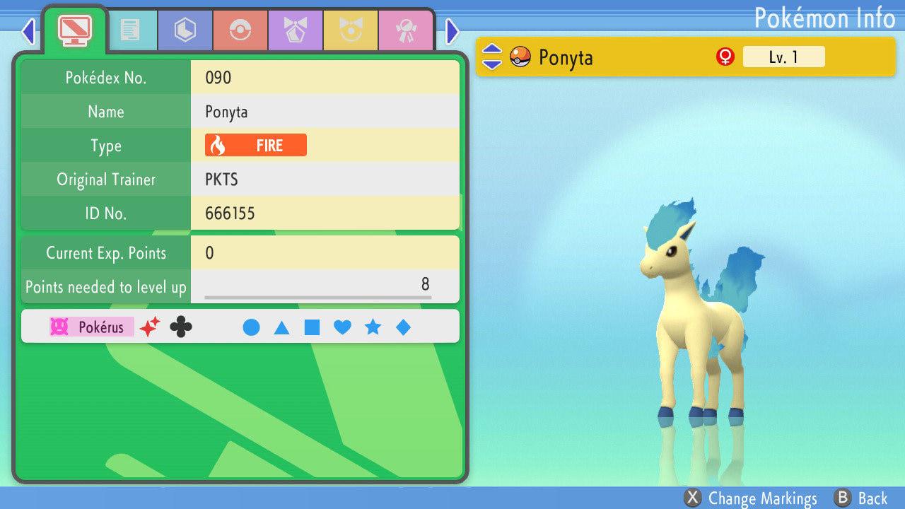 SHINY 6IV PONYTA Pokémon Brilliant Diamond and Shining Pearl 6IV Competitive Battle Ready – Brilliant Diamond & Shining Pearl Pokémon card photo