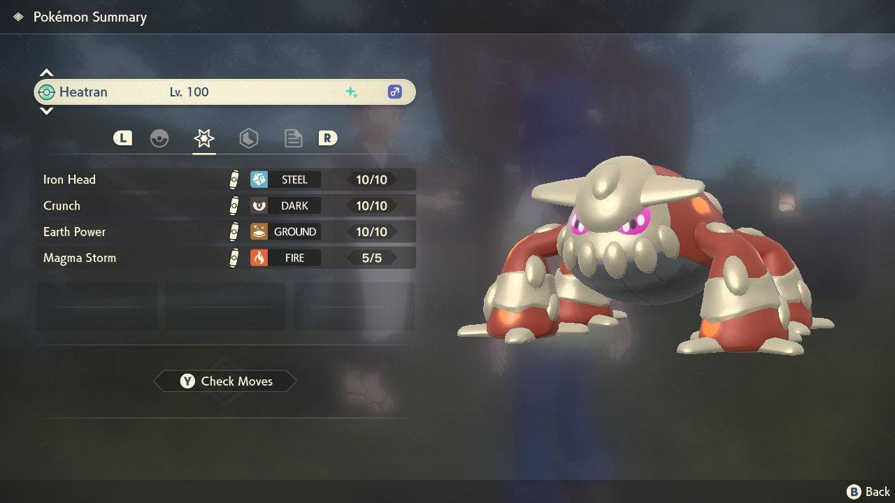 Shiny HEATRAN Pokemon Legends Arceus 6IV Competitive Battle Ready Pokémon card photo 2