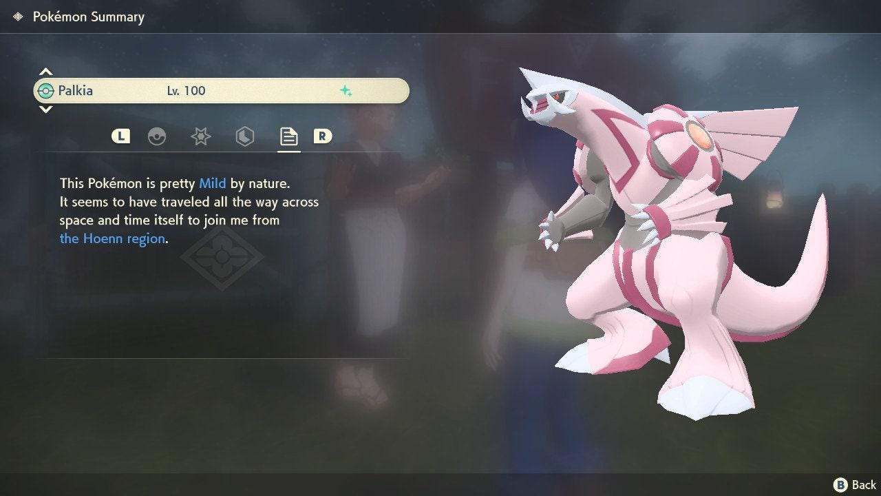 Shiny Palkia Pokemon Legends Arceus 6IV Competitive Battle Ready Pokémon card photo 5