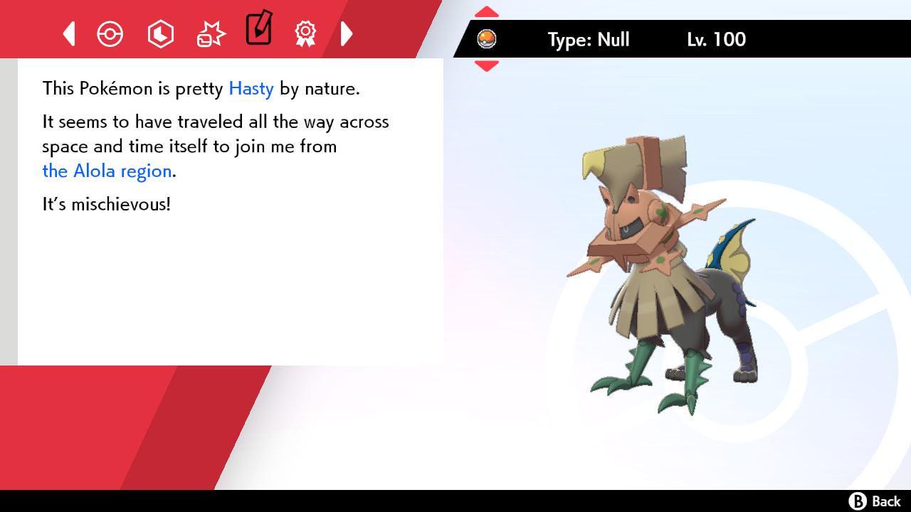 Shiny 6IV TYPE: NULL Pokemon Sword Shield 6IV Competitive Battle Ready Pokémon card photo 4