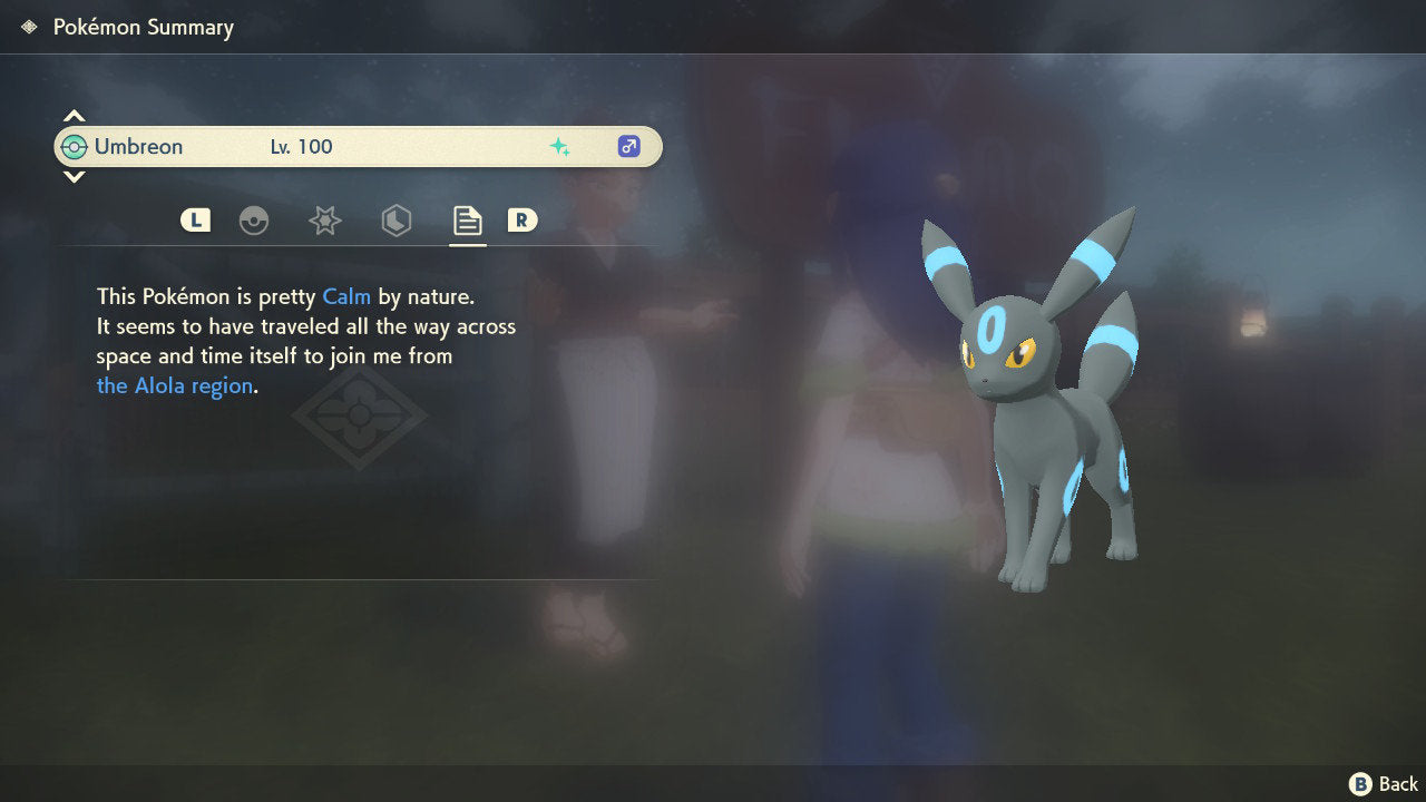 Shiny UMBREON Pokemon Legends Arceus 6IV Competitive Battle Ready Pokémon card photo 4