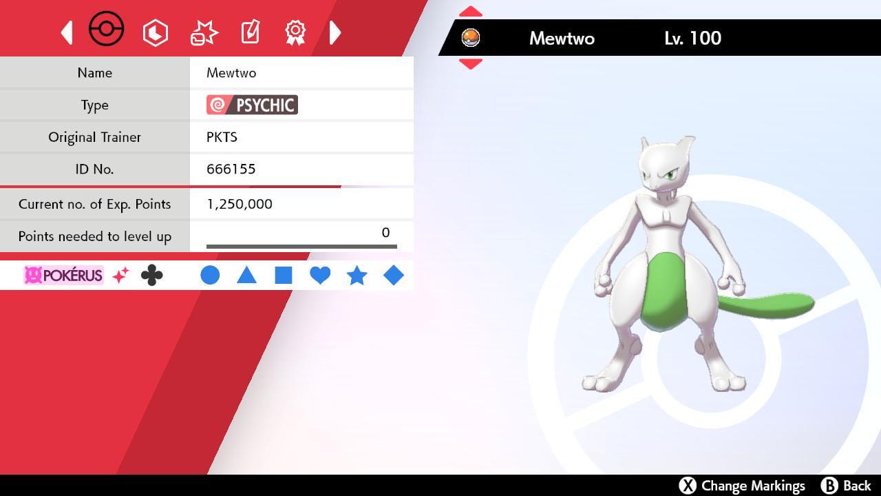Shiny MEWTWO Pokemon Sword Shield 6IV Competitive Battle Ready Pokémon card photo 2