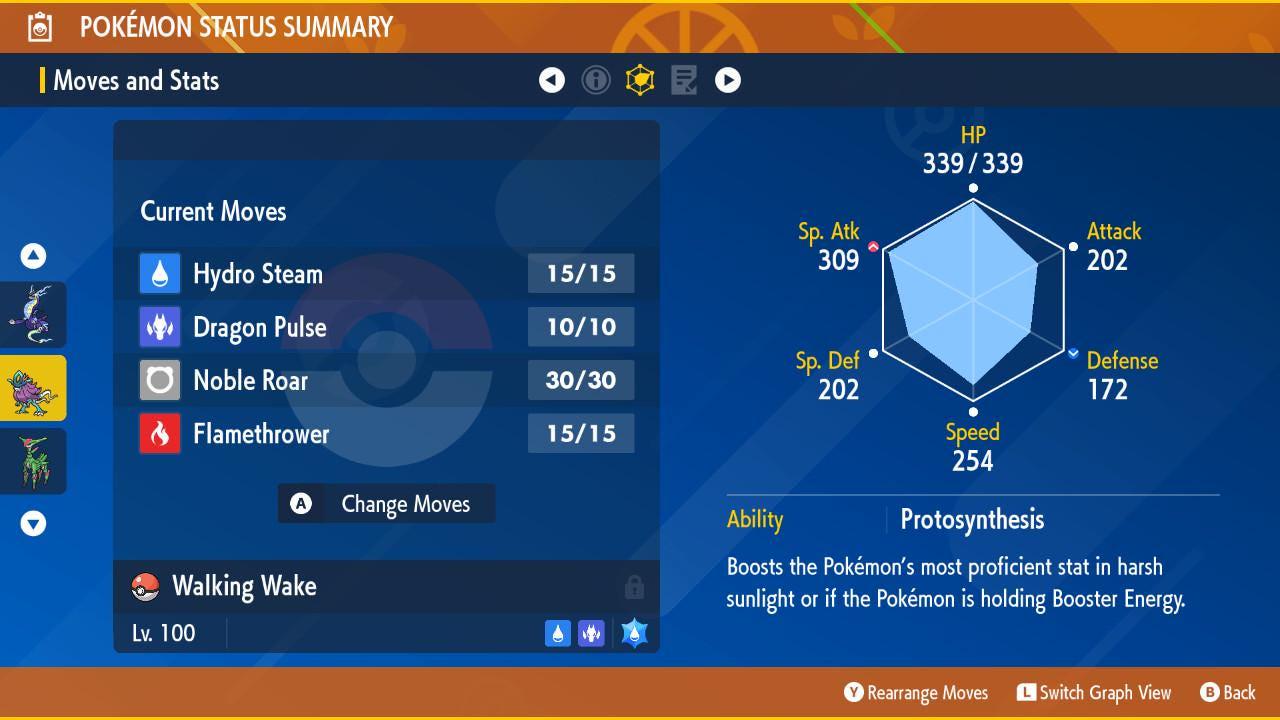 Non Shiny WALKING WAKE Ev Trained Scarlet Violet Pokémon Battle Ready Competitive Free Bonus Shiny Fast Delivery Pokémon card photo 2