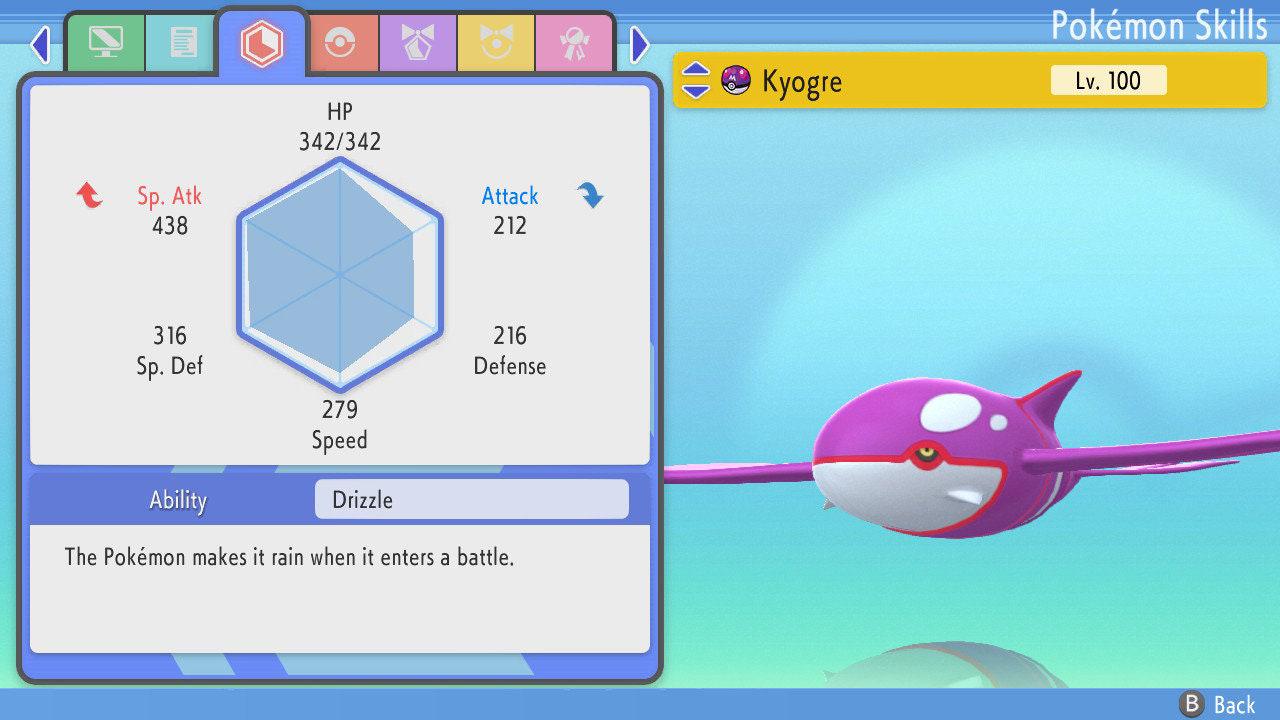 SHINY 6IV KYOGRE Pokemon Brilliant Diamond Shining Pearl 6IV Competitive Battle Ready Pokémon card photo 3