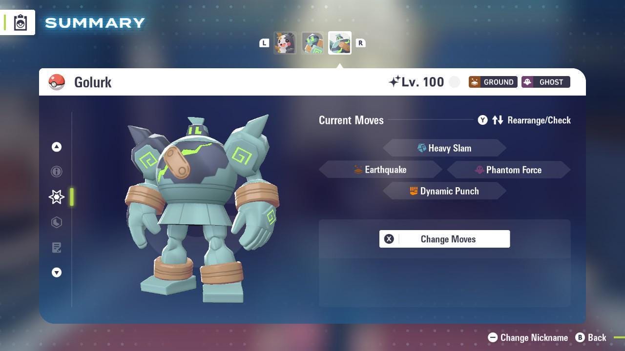 Shiny Golurk Pokemon Legends ZA Mega Dimension DLC 6IV Competitive Battle Ready Pokémon card photo 3