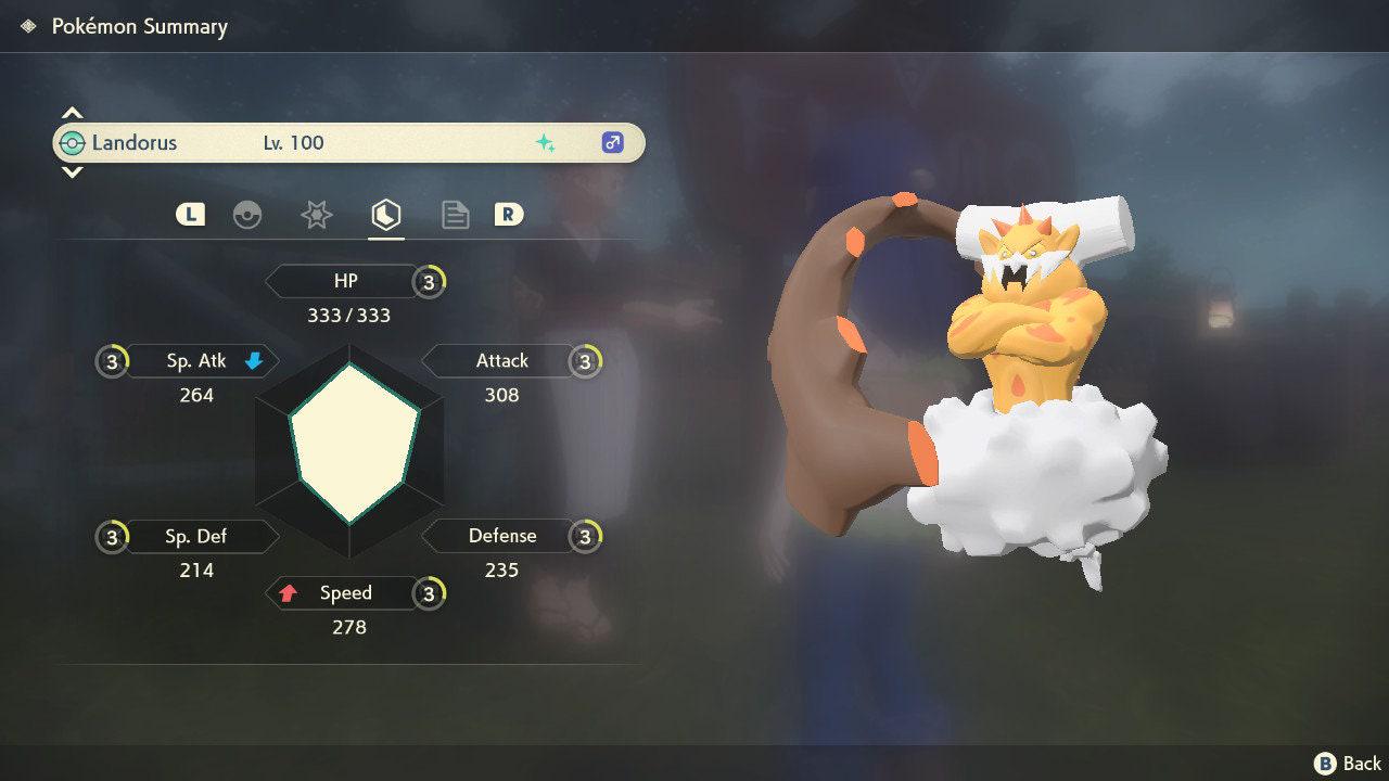 Shiny LANDORUS Pokemon Legends Arceus 6IV Competitive Battle Ready Pokémon card photo 4