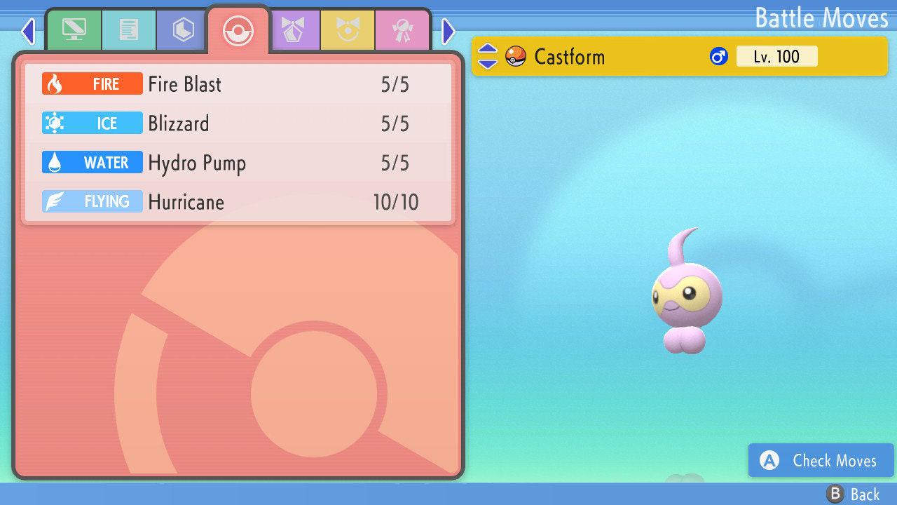 SHINY 6IV CASTFORM Pokemon Brilliant Diamond Shining Pearl 6IV Competitive Battle Ready Pokémon card photo 3
