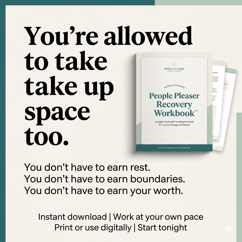People Pleaser Recovery Workbook Boundaries and Self Worth Journal to Stop Overgiving Set Boundaries Without Guilt and Stop Self Abandonment Pokémon card photo 7