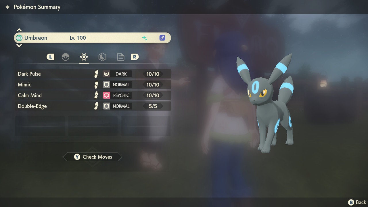 Shiny UMBREON Pokemon Legends Arceus 6IV Competitive Battle Ready – Legends Arceus Pokémon card photo