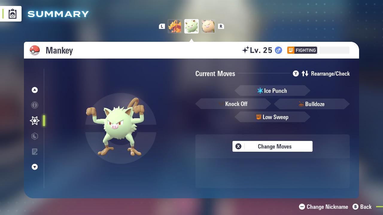 Shiny Mankey Pokemon Legends ZA Mega Dimension DLC 6IV Competitive Battle Ready Pokémon card photo 3