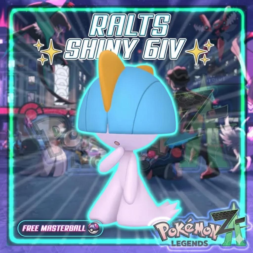 Pokemon Za Shiny 6IV Event RALTS Competitive Battle Ready – Exclusive Event Pokémon Pokémon card photo