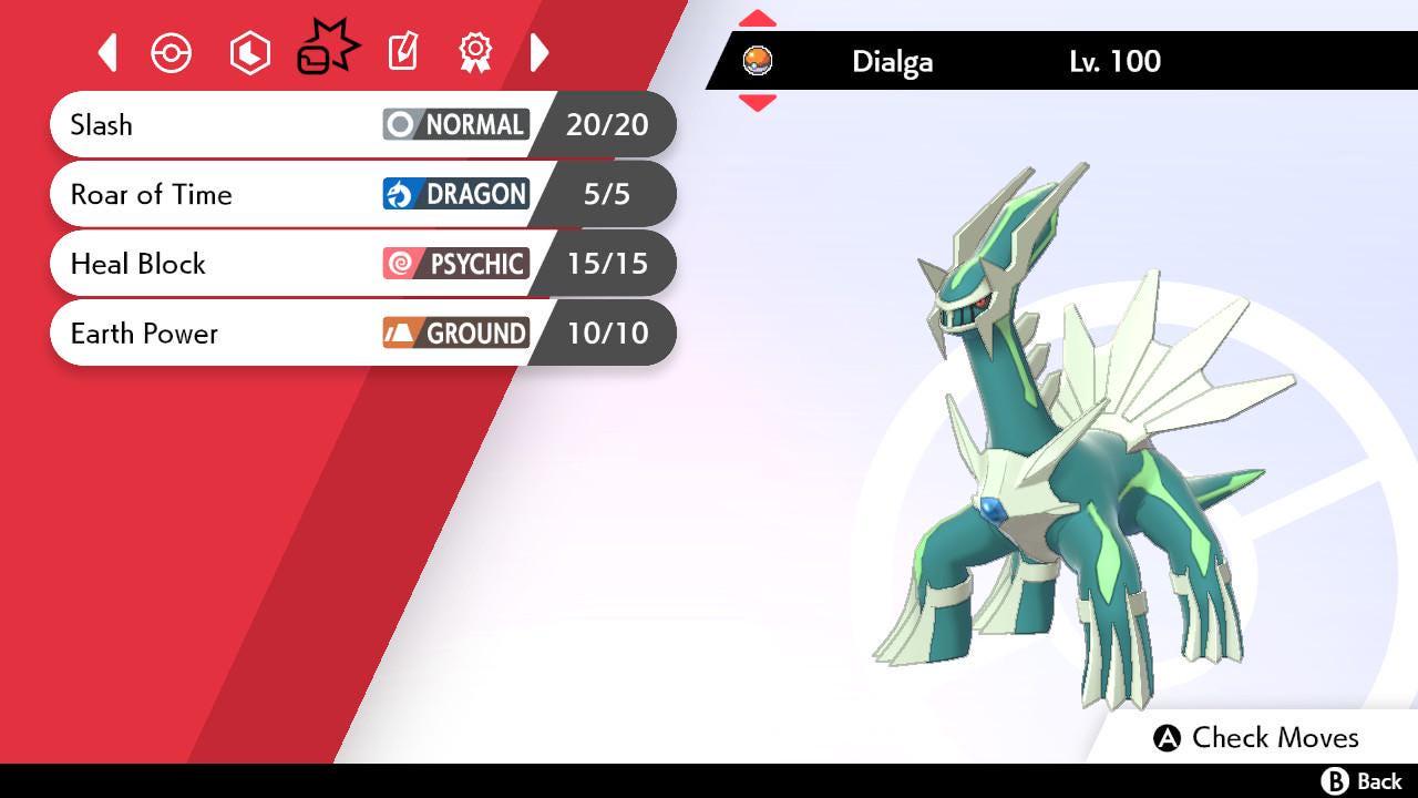 Shiny DIALGA Pokemon Sword Shield 6IV Competitive Battle Ready Pokémon card photo 3
