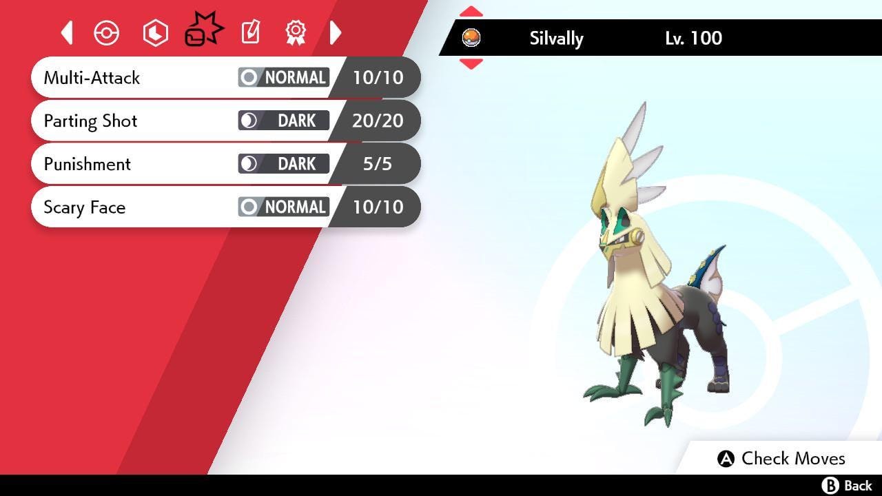Shiny SILVALLY Pokemon Sword Shield 6IV Competitive Battle Ready Pokémon card photo 3