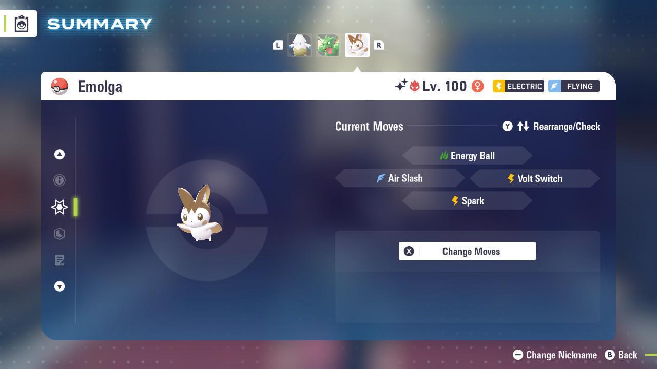 Shiny Alpha Emolga Pokémon Legends ZA 6IV Competitive Battle Ready Pokémon card photo 3