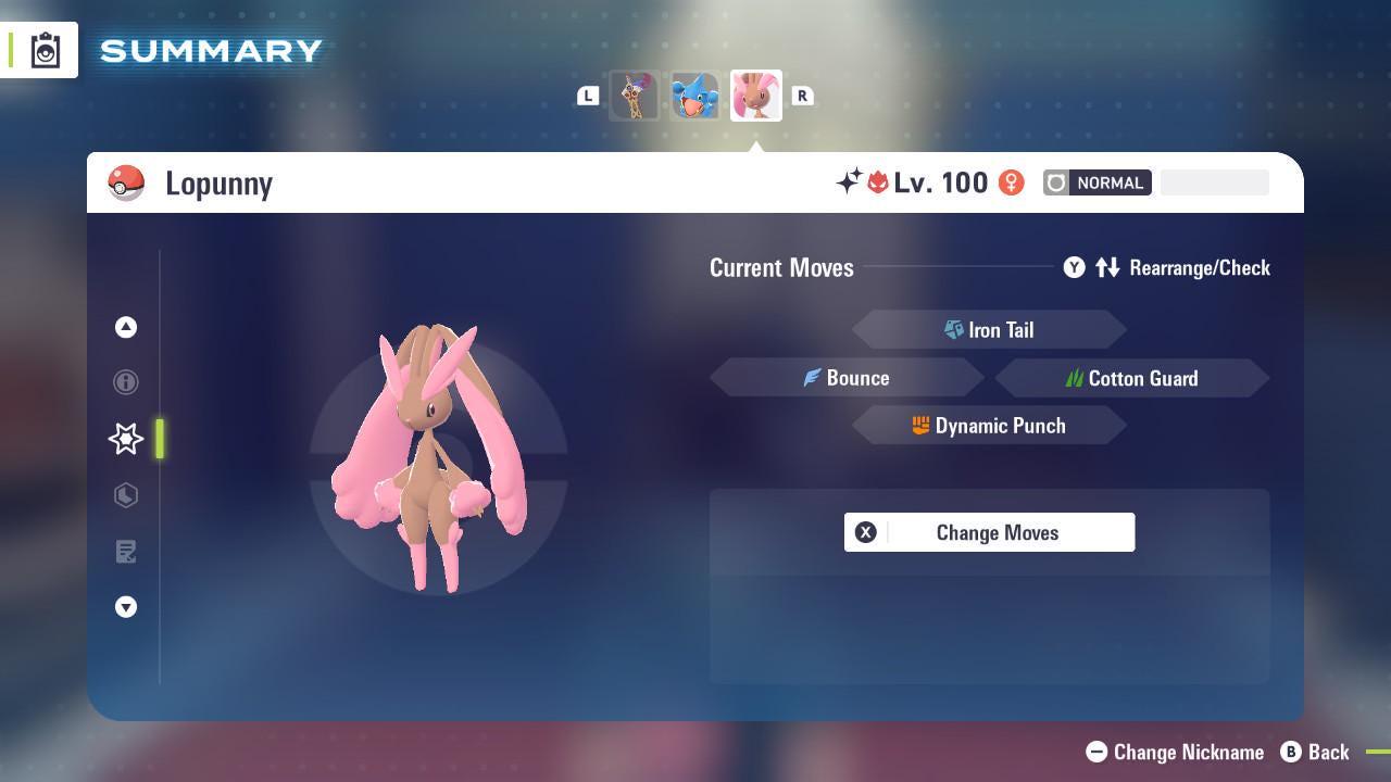 Shiny Alpha Lopunny Pokémon Legends ZA 6IV Competitive Battle Ready Pokémon card photo 4