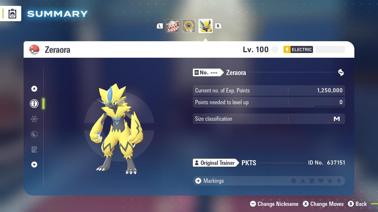 Non Shiny 6IV Zeraora Pokemon Legends Za Mega Dimension DLC 6IV Competitive Battle Ready Pokémon card photo 3