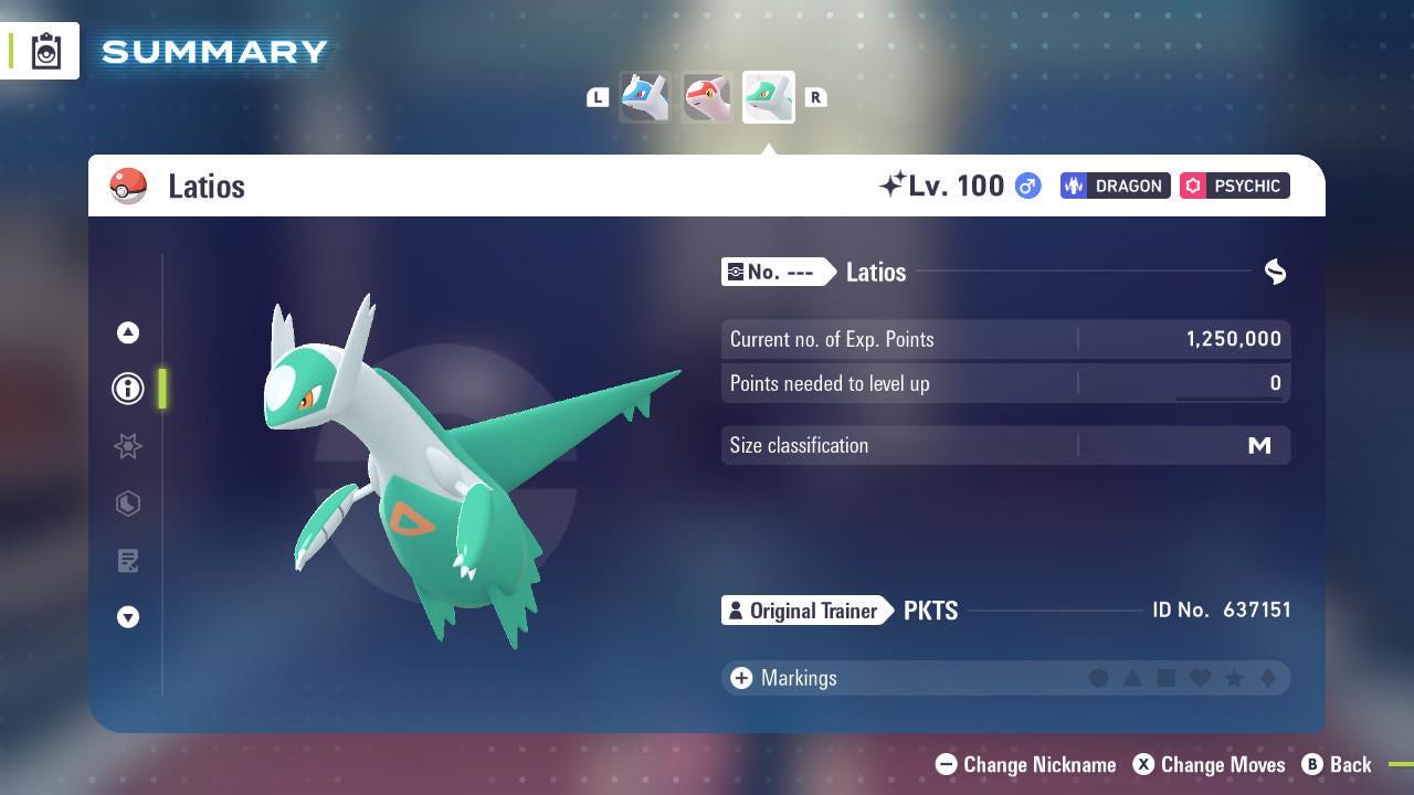 Shiny Latios Pokemon Legends Za Mega Dimension DLC 6IV Competitive Battle Ready Pokémon card photo 3
