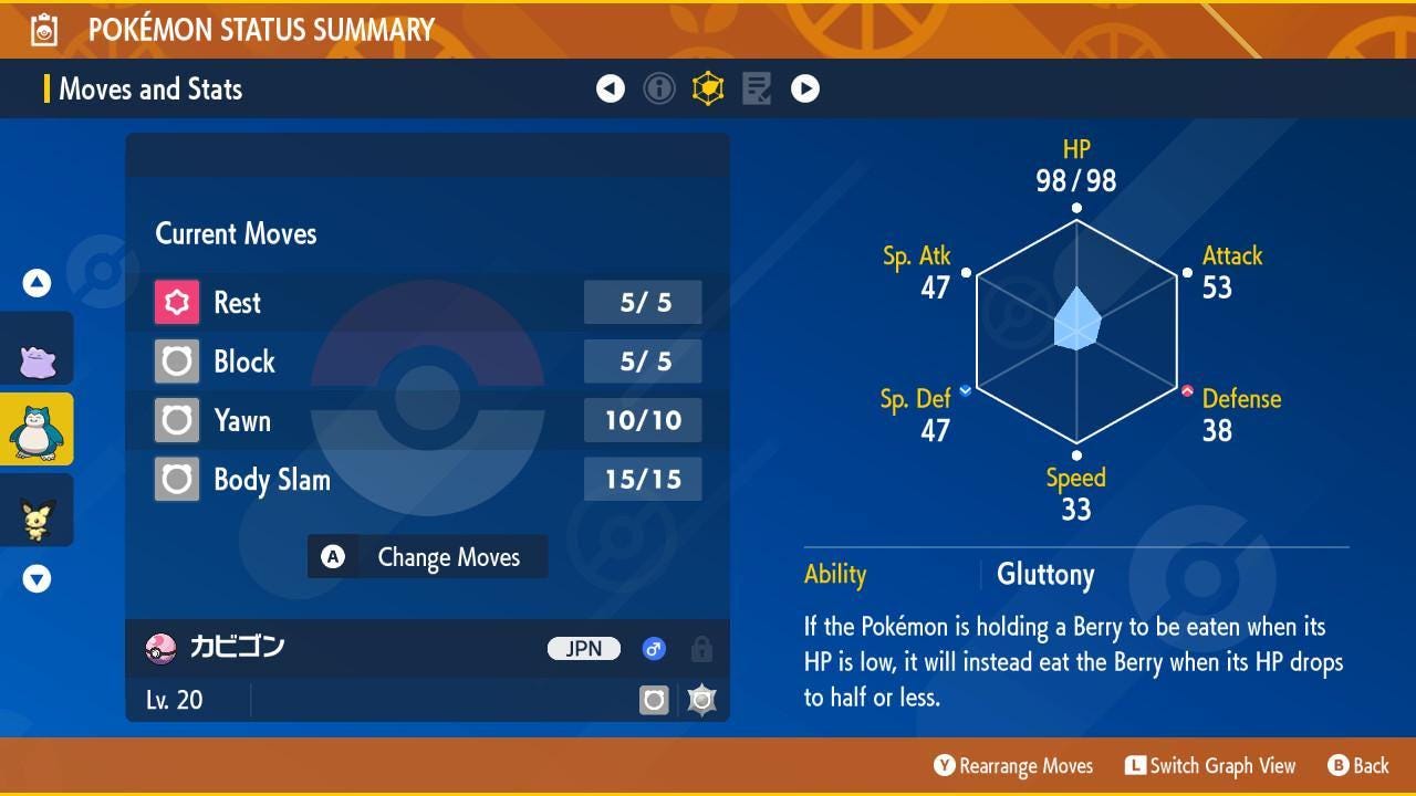 Shiny Event Pokemon Center Snorlax Pokémon Legends ZA 6IV Competitive Battle Ready Pokémon card photo 2