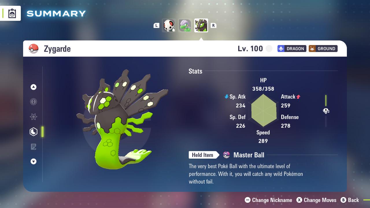 Pokemon Za Non Shiny 6IV 50% ZYGARDE Competitive Battle Ready Pokémon card photo 2