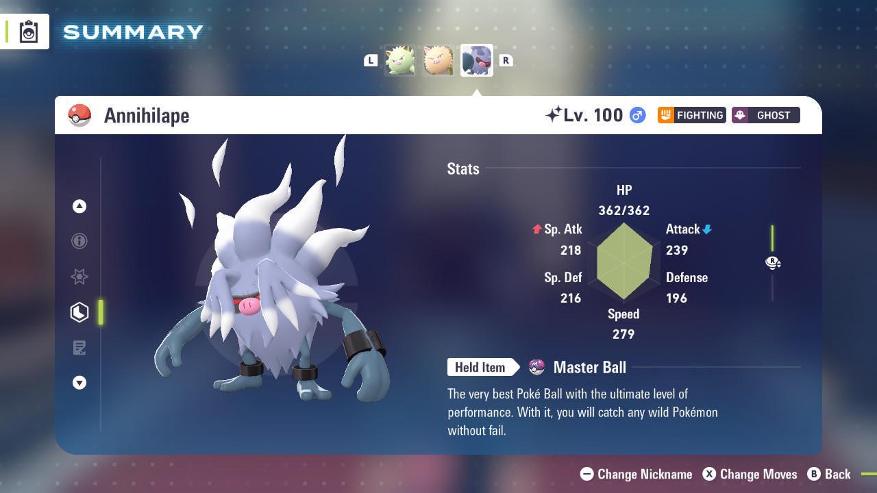 Shiny Annihilape Pokemon Legends ZA Mega Dimension DLC 6IV Competitive Battle Ready Pokémon card photo 2