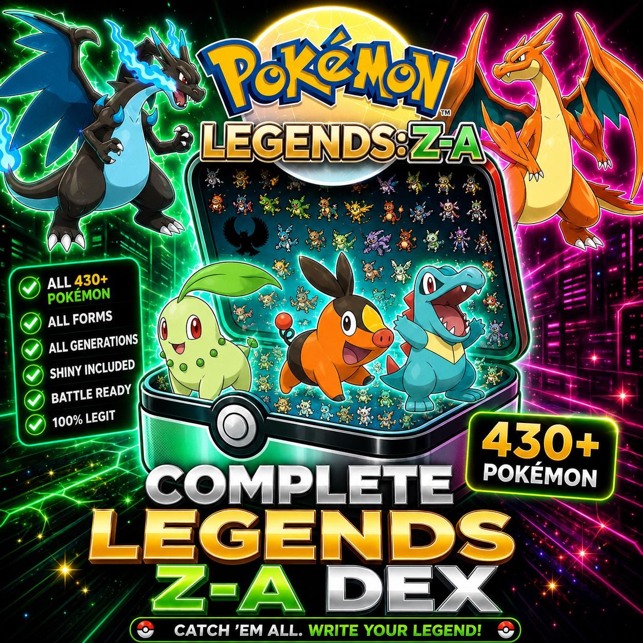 Pokemon Legends ZA Complete Living Dex Shiny Kalos Pokedex Pokémon HOME – Pokémon Legends Z-A Pokémon card photo