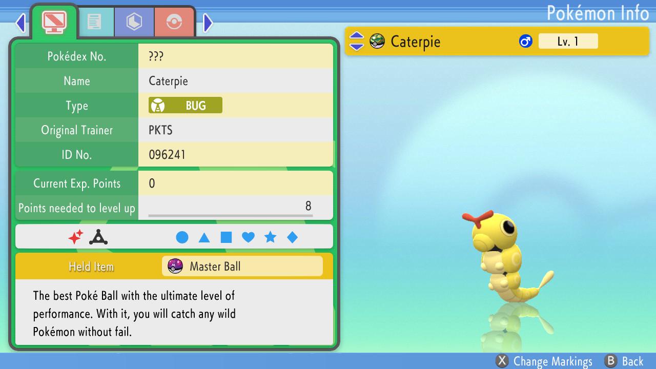 Shiny CATERPIE Pokemon Brilliant Diamond Shining Pearl 6IV Competitive Battle Ready – Brilliant Diamond & Shining Pearl Pokémon card photo