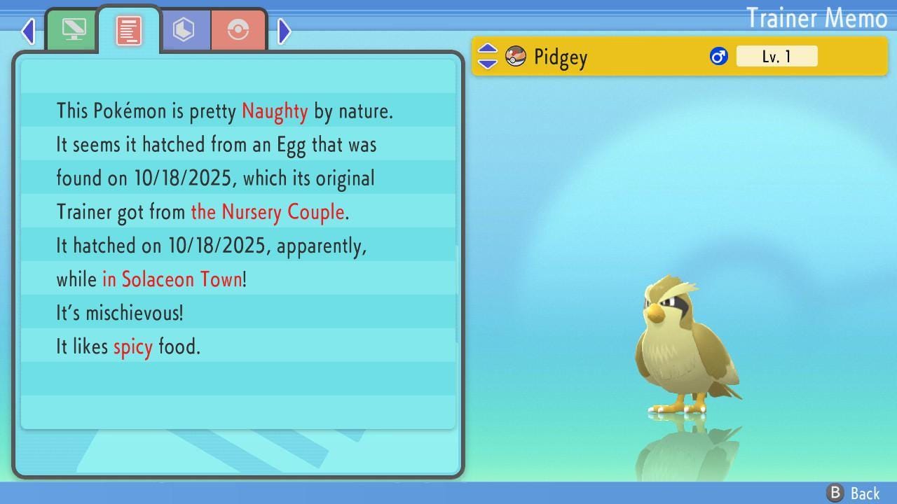 Shiny PIDGEY Pokemon Brilliant Diamond Shining Pearl 6IV Competitive Battle Ready Pokémon card photo 2