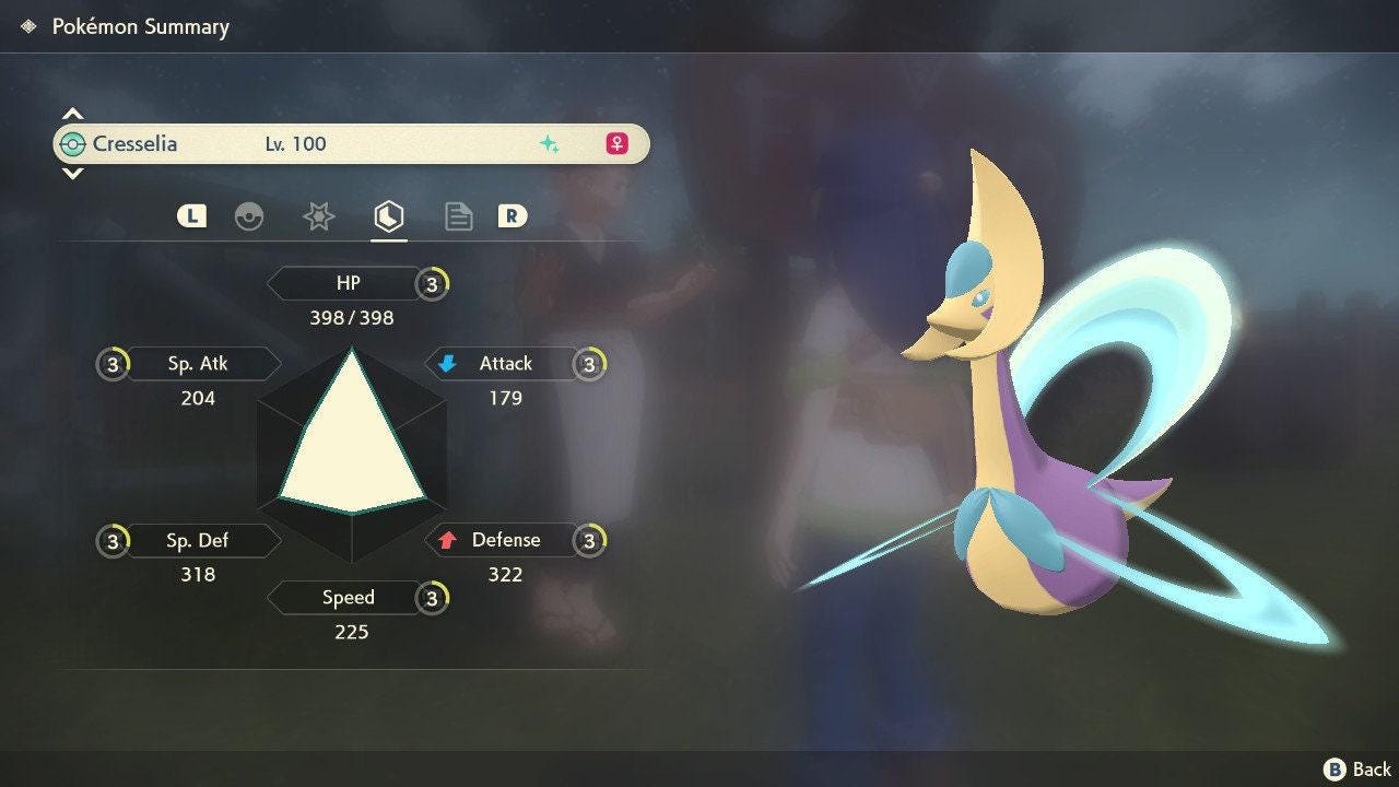 Shiny Cresselia Pokemon Legends Arceus 6IV Competitive Battle Ready Pokémon card photo 5