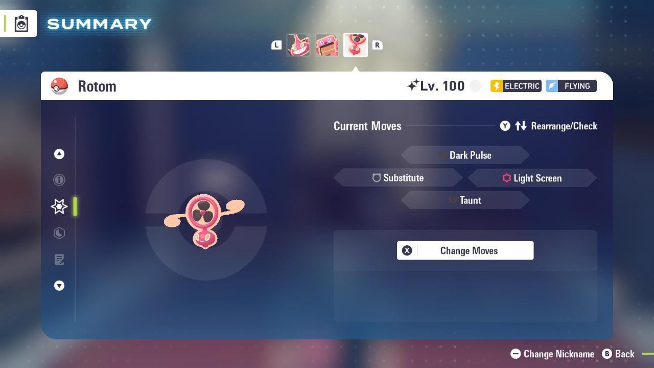 Shiny Fan Form Rotom Pokemon Legends ZA Mega Dimension DLC 6IV Competitive Battle Ready Pokémon card photo 3