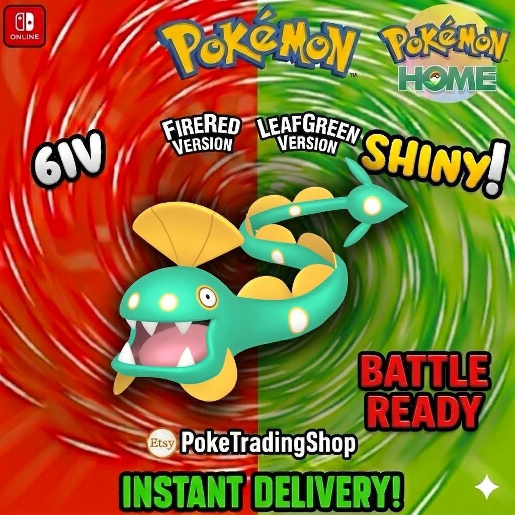 Foto de la carta Pokémon HUNTAIL VARIOCLOR Pokémon Rojo Fuego Verde Hoja 6IV Listo para el Combate Competitivo