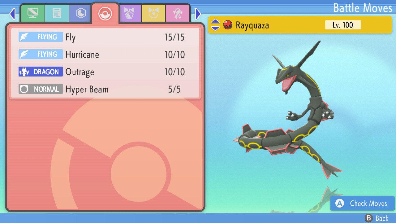 SHINY 6IV RAYQUAZA Pokemon Brilliant Diamond Shining Pearl 6IV Competitive Battle Ready Pokémon card photo 2