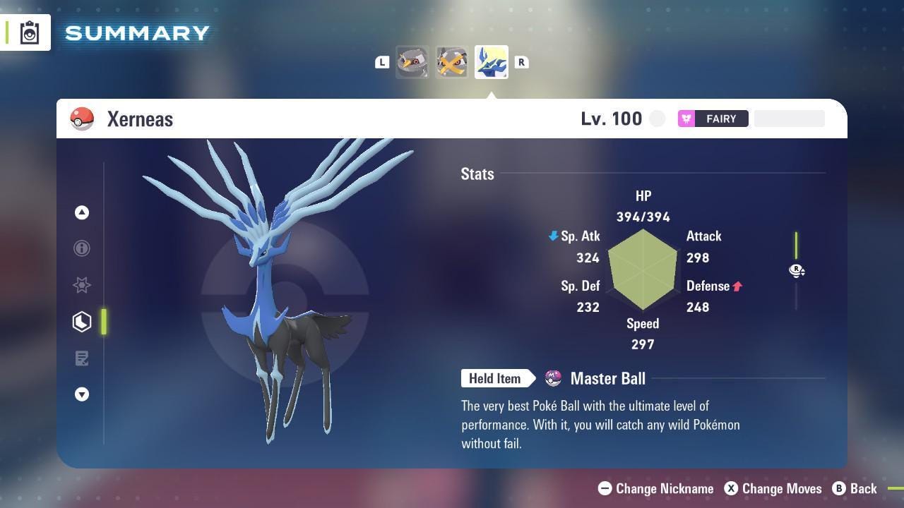 Pokemon Za Non Shiny 6IV XERNEAS Competitive Battle Ready Pokémon card photo 2
