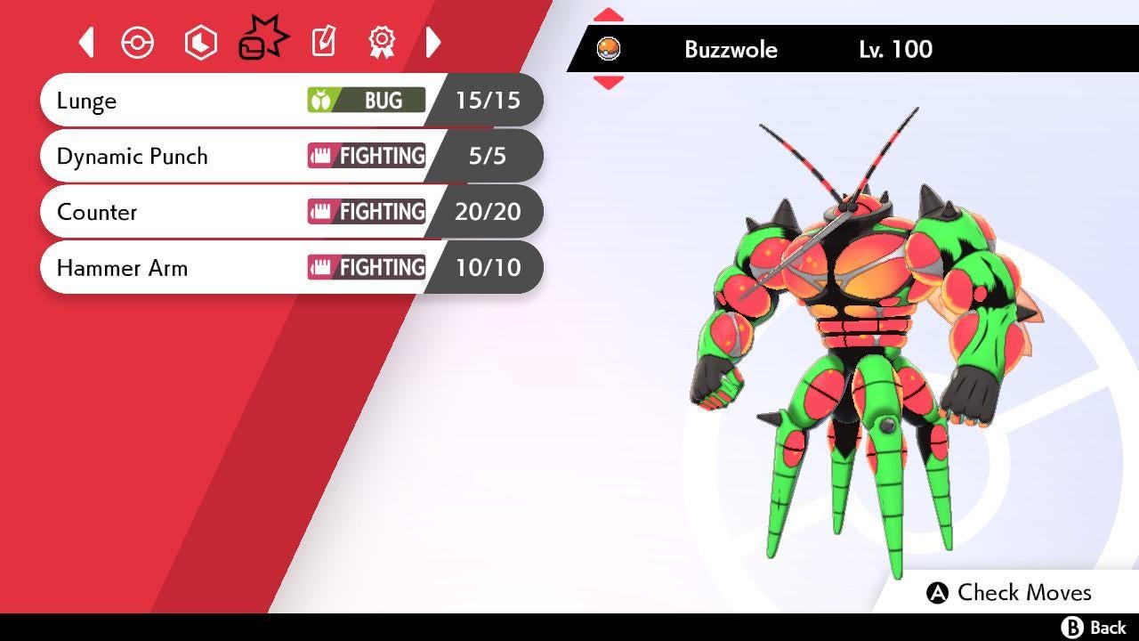 Shiny BUZZWOLE Pokemon Sword Shield 6IV Competitive Battle Ready Pokémon card photo 3