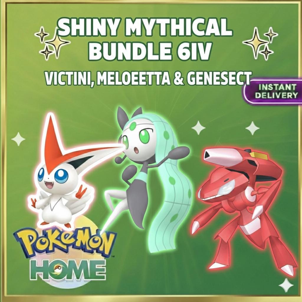 Pokemon HOME Mythical Bundle Set Custom Ot Event Sv Trade FAST DELIVERY Ready – Exclusive Event Pokémon Pokémon card photo