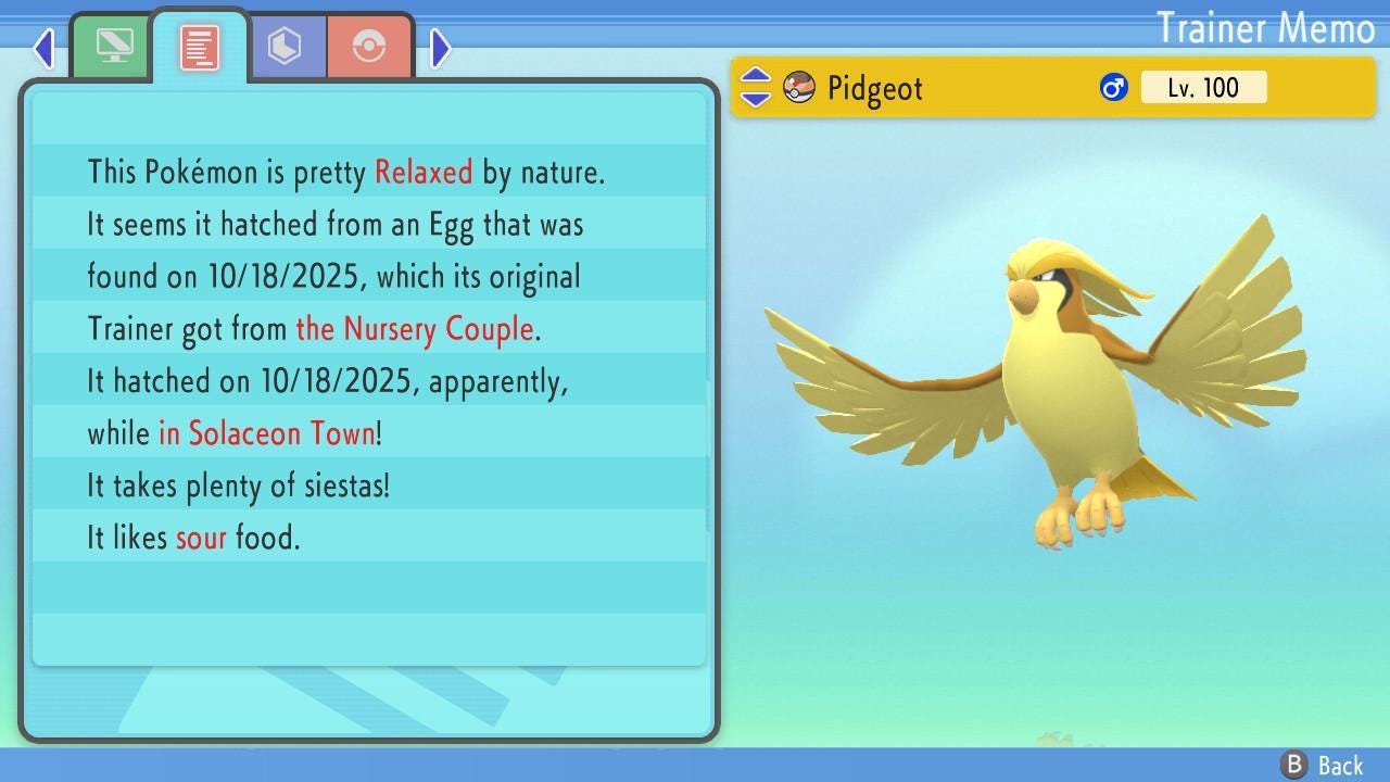 Shiny PIDGEOT Pokemon Brilliant Diamond Shining Pearl 6IV Competitive Battle Ready Pokémon card photo 2